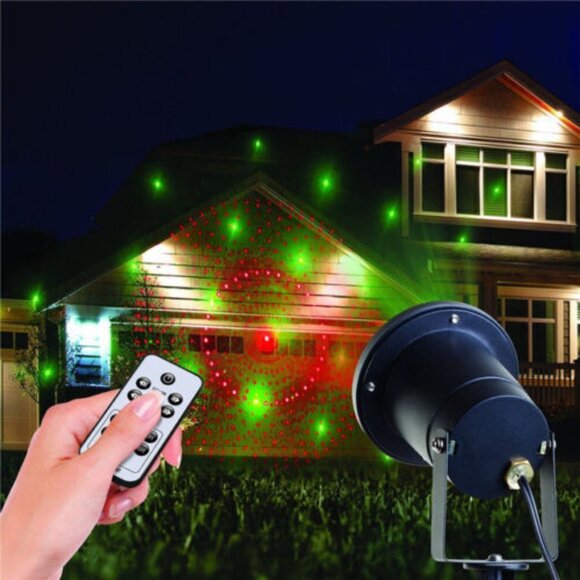 Vickerman 6 Pattern 6 Hour Timer 12 V Adapter Laser Light with Red, Gree - Picture 4 of 4
